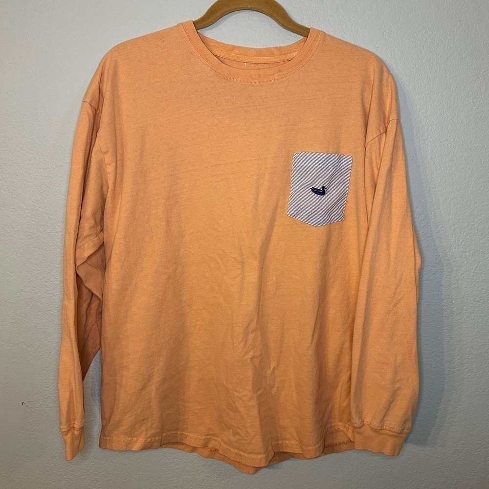 Southern Marsh Long Sleeve Logo T-Shirt With Pocket Women’s Small